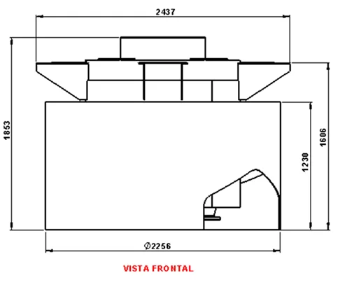 CAIXA DISTRIBUIDOR HIDROCICLONE 4 E - Imagem 4