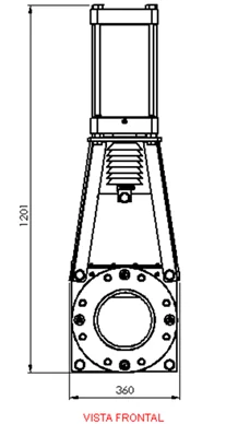 VALVULA GUILHOTINA - Imagem 3