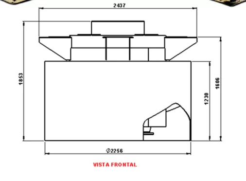 CAIXA DISTRIBUIDORA HIDROCICLONE 4E - Imagem 2